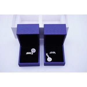 Lot of 2 Italo Wedding Band His and Hers Set Size (Her's SZ 7) (His SZ 9)